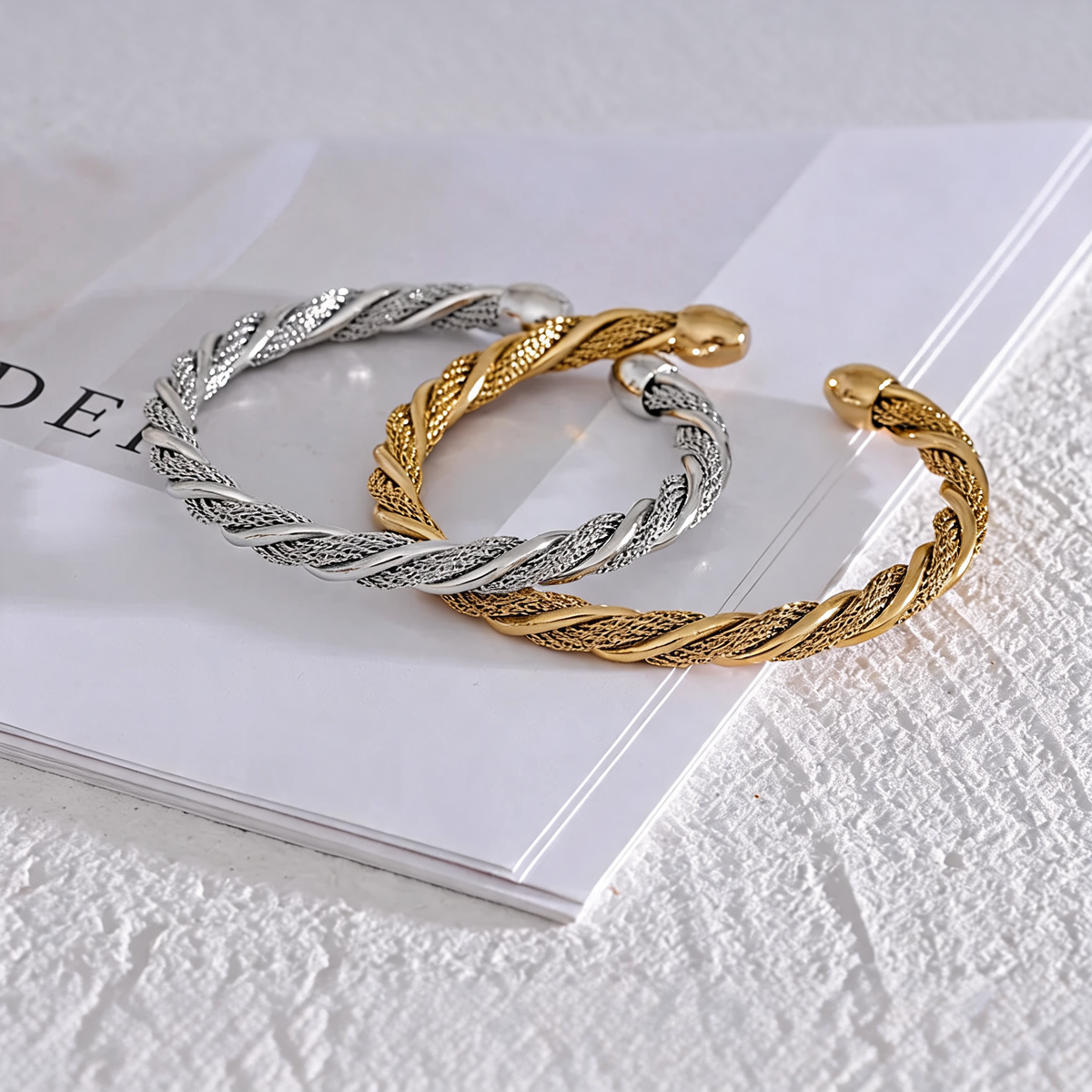 Nia Twisted Cuff Bracelet