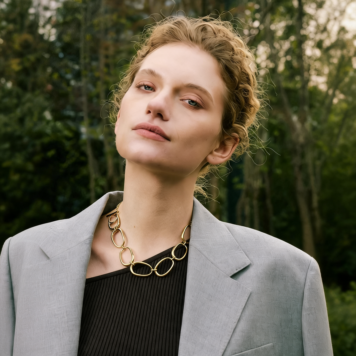 Linden Link Collar Necklace