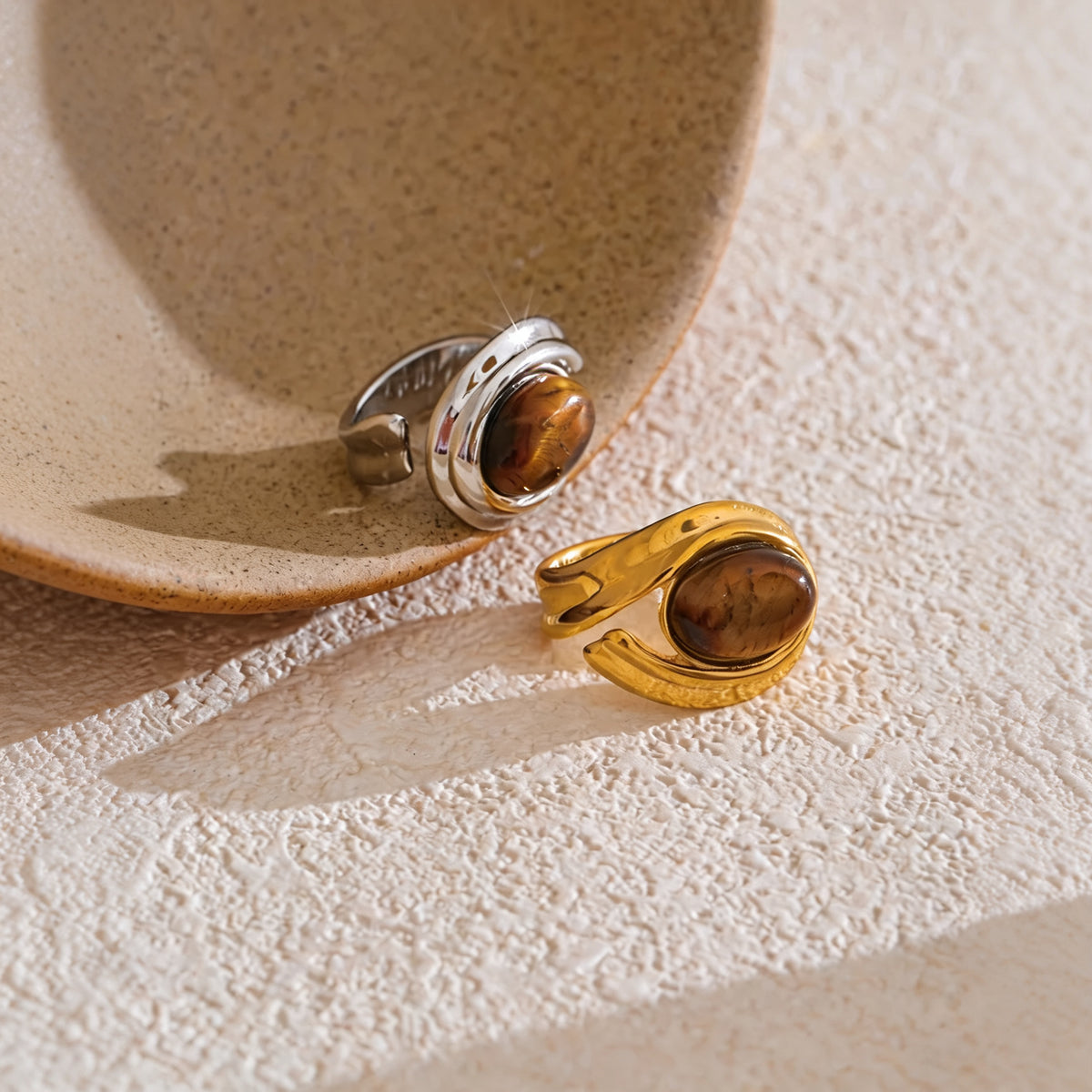 Sylvie Stone Swirl Ring