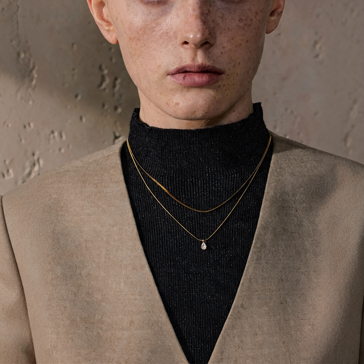 Sadie Layered Drop Necklace