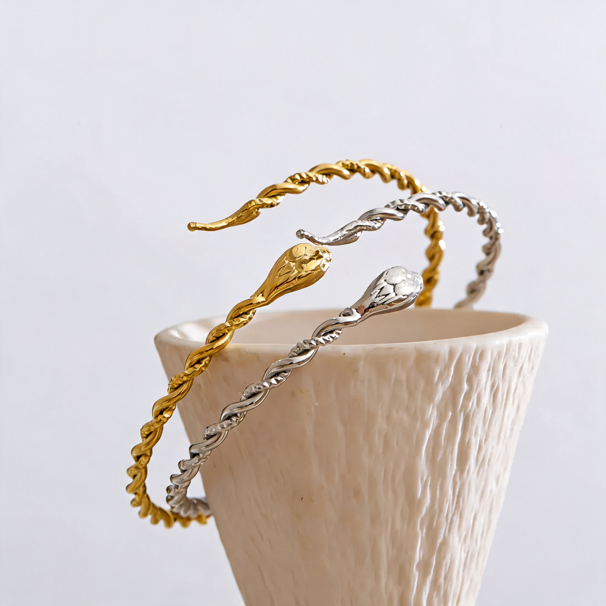 Rory Twisted Snake Cuff