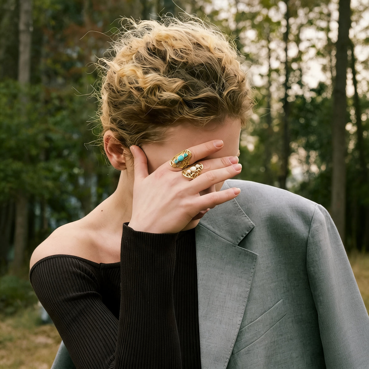 Isla Open Stone Ring