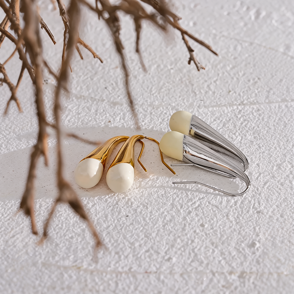Farrah Enamel Drop Earrings