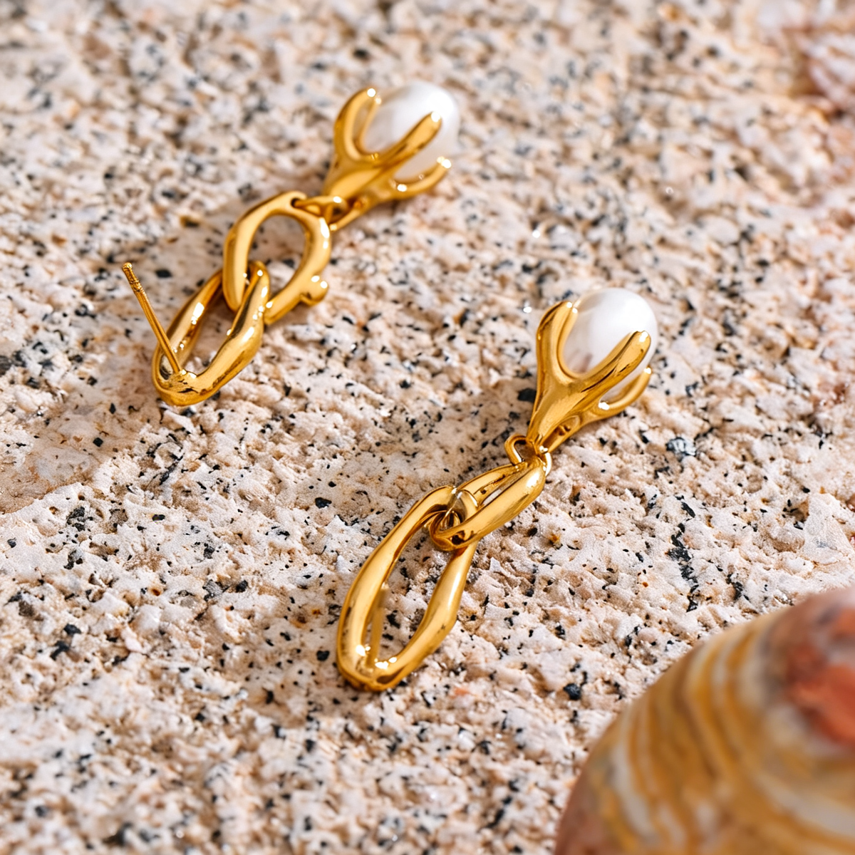 Bea Faux Pearl Earrings