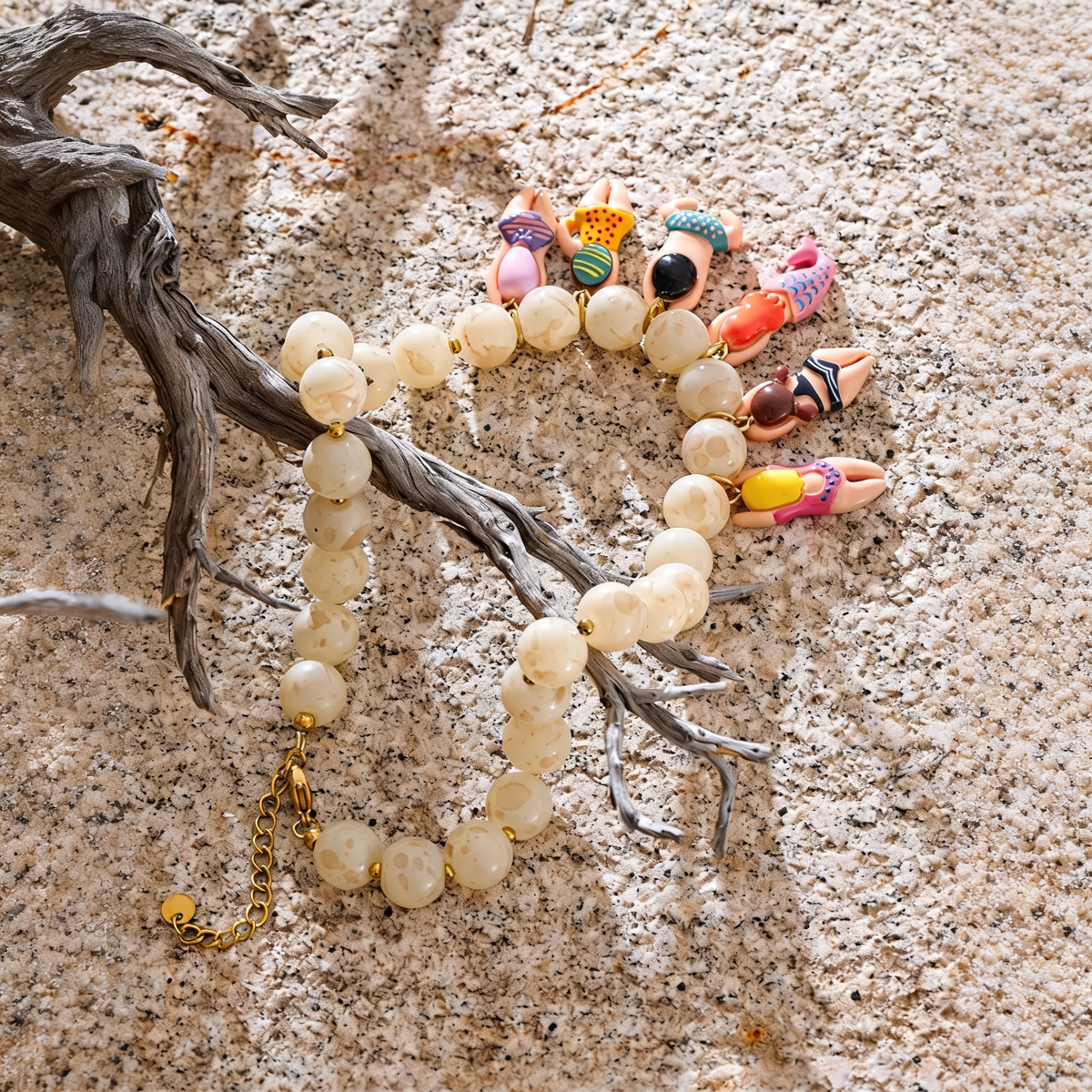 Willa Beaded Charm Necklace