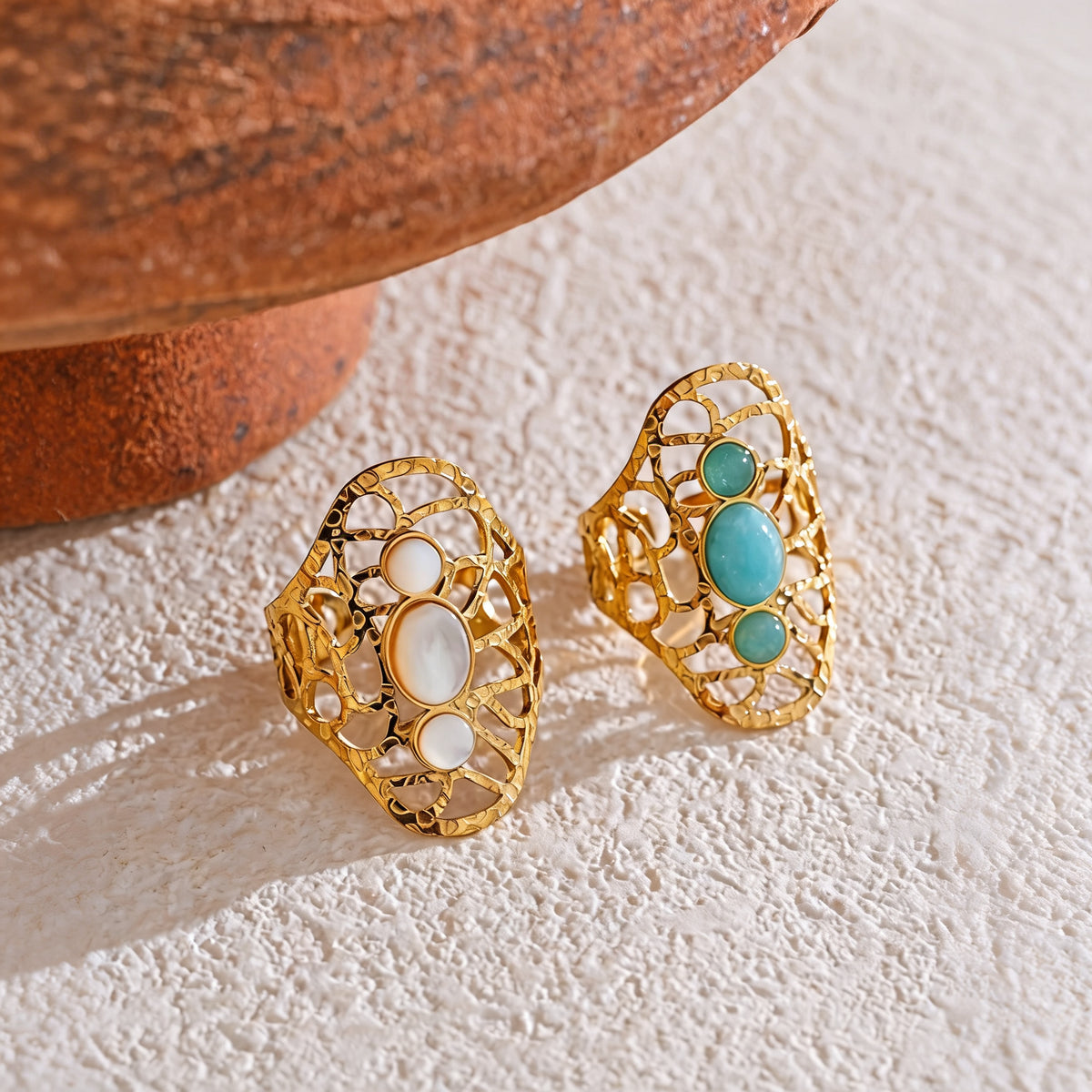 Isla Open Stone Ring