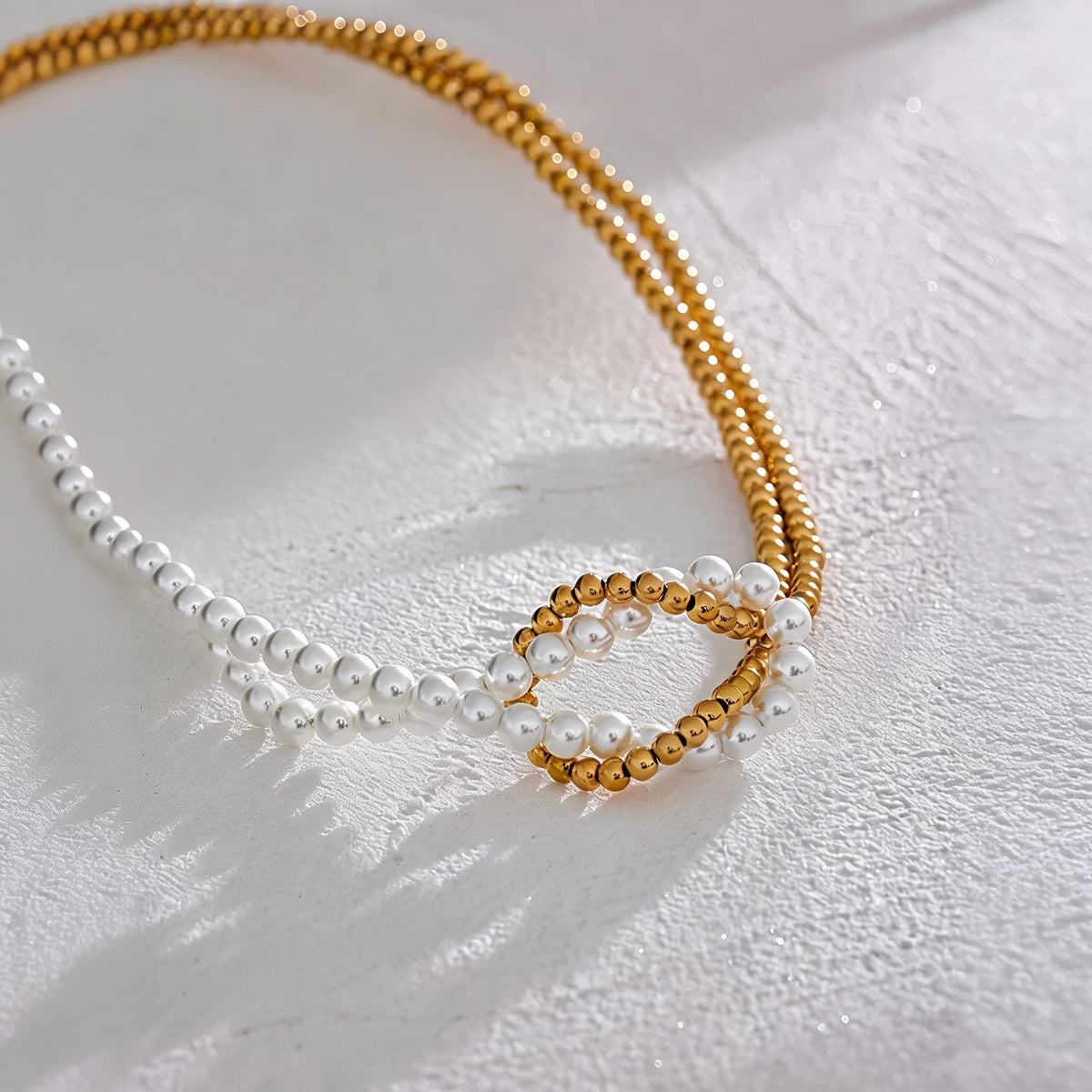 Lane Faux Pearl Necklace