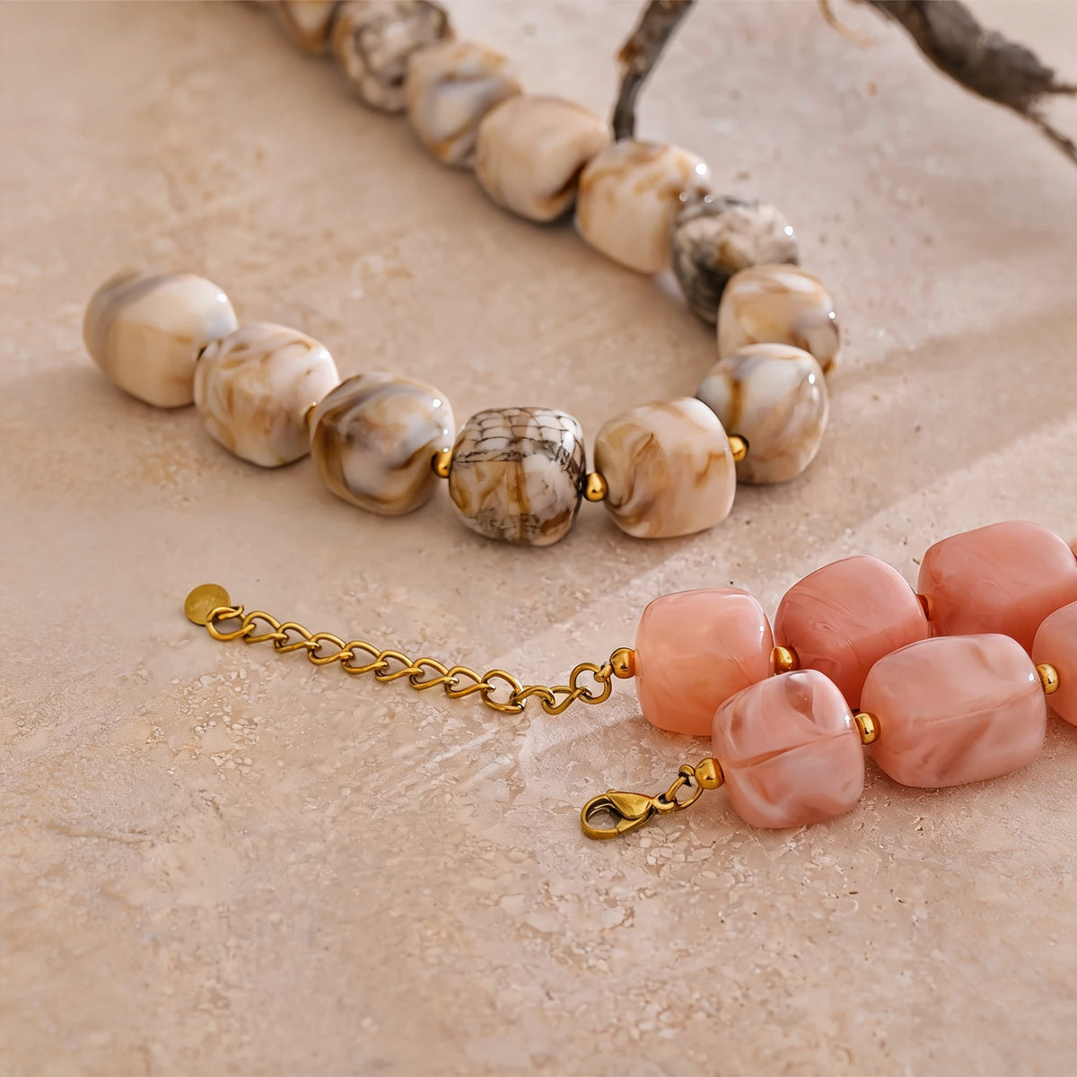 Molly Acrylic Bead Necklace