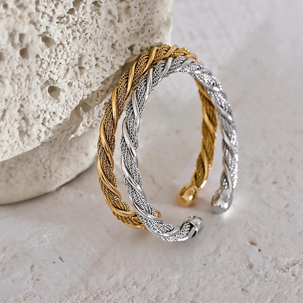 Nia Twisted Cuff Bracelet