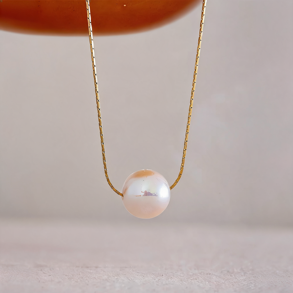 Nettie Faux Pearl Necklace