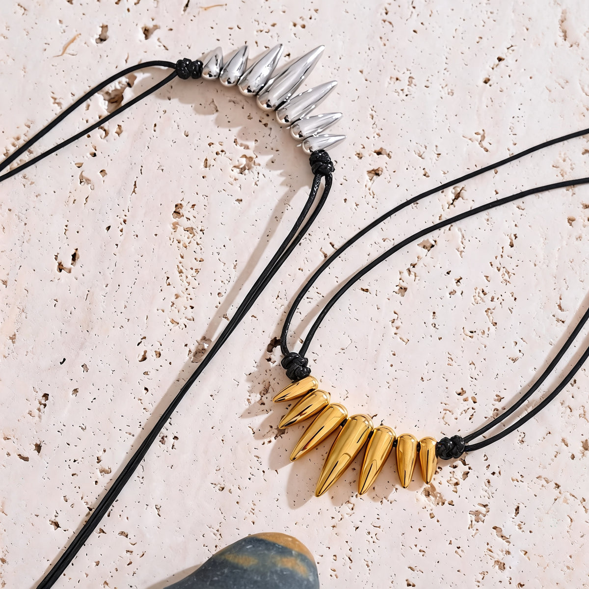 Noa Spike Cord Necklace