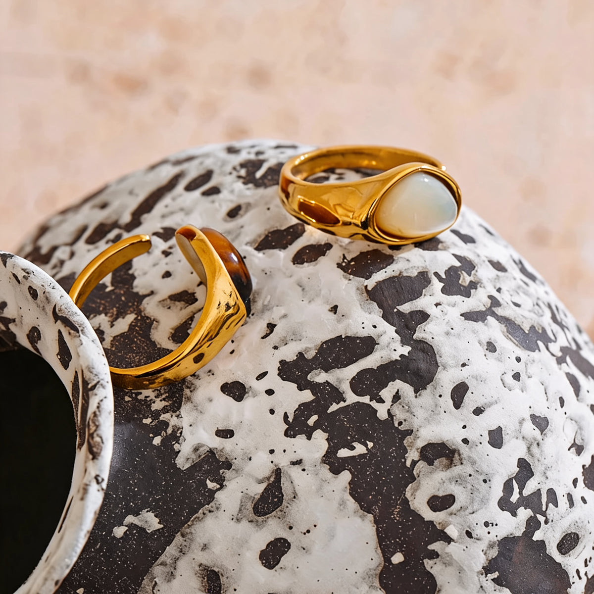 Cassia Shell Inlay Ring