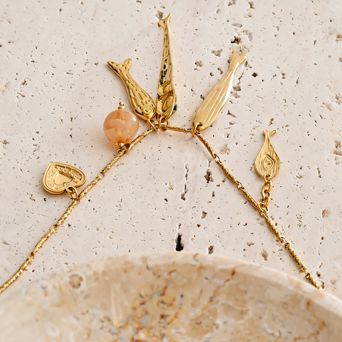 Coco Fish Charm Necklace