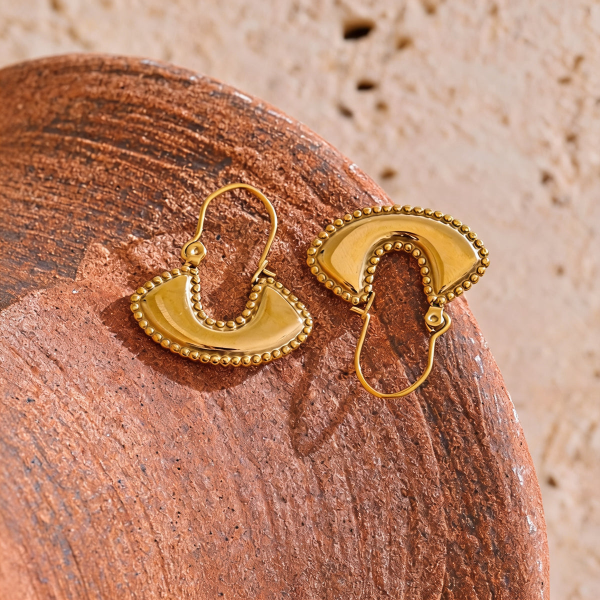 Sasha Beaded Fan Earrings
