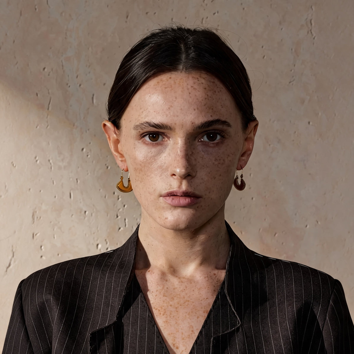 Sasha Beaded Fan Earrings
