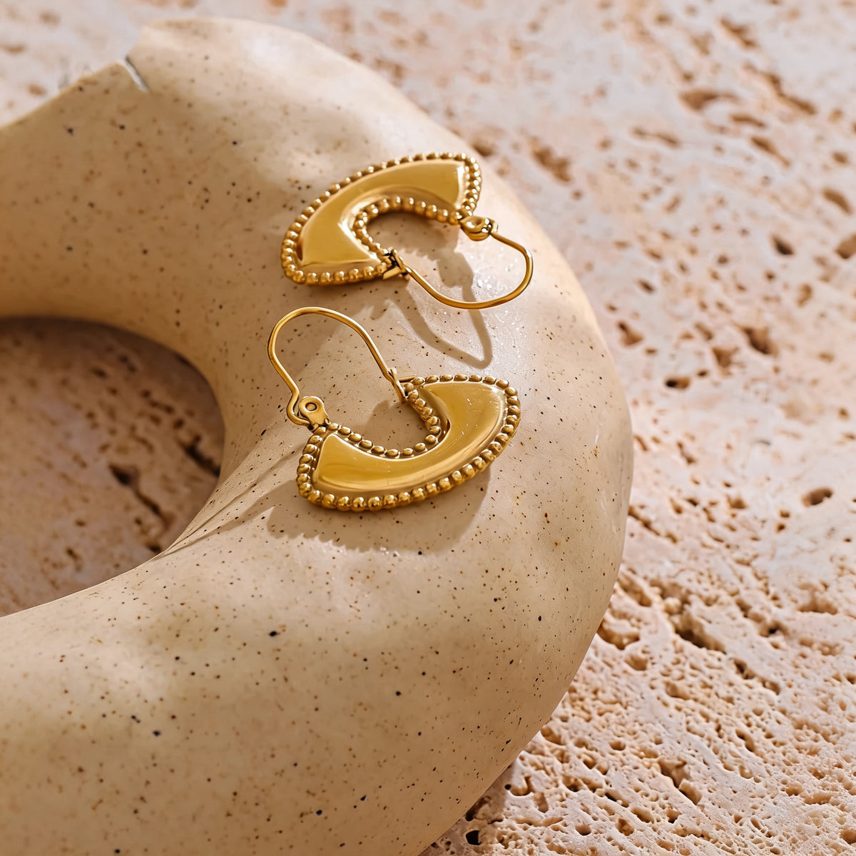Sasha Beaded Fan Earrings