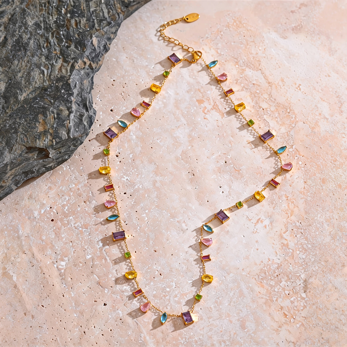 Hadley Crystal Chain Necklace