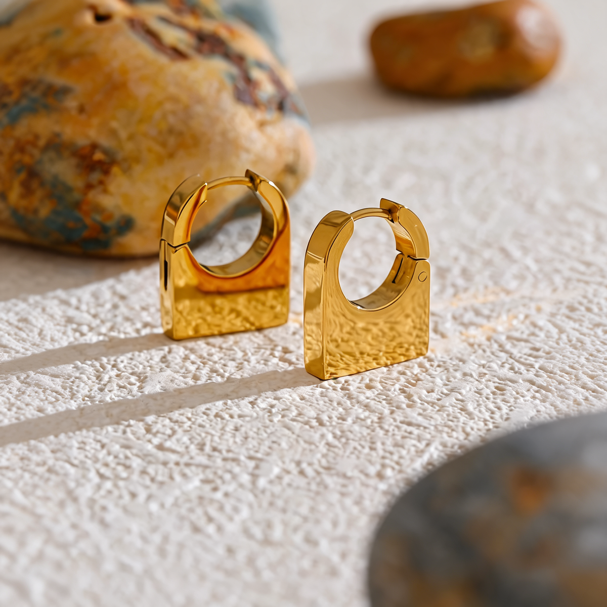 Esme Arched Hoop Earrings
