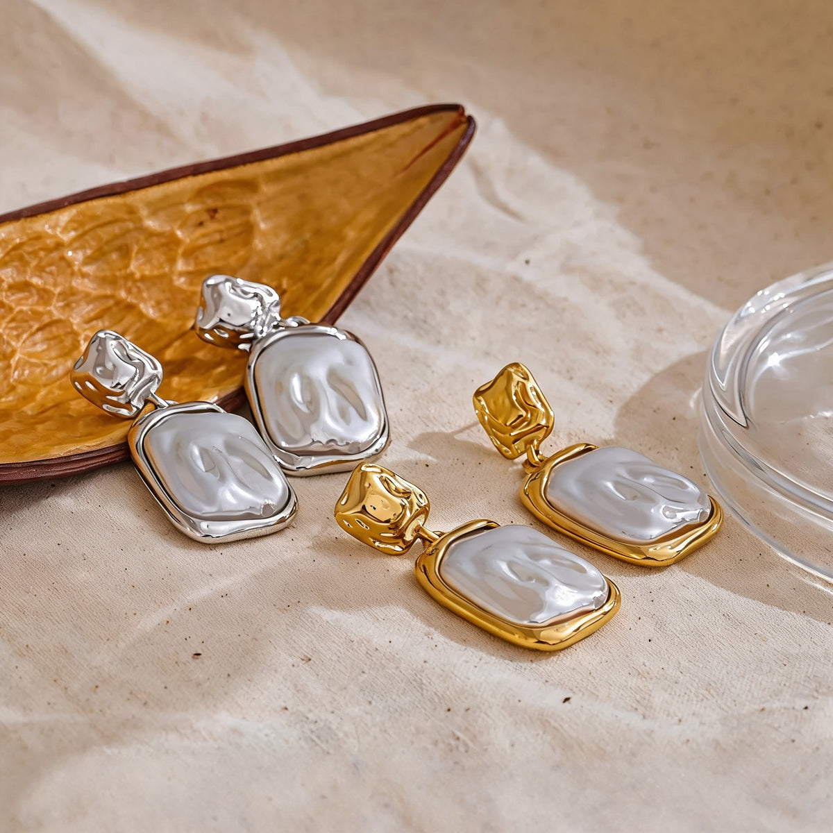 Bryn Square Drop Earrings