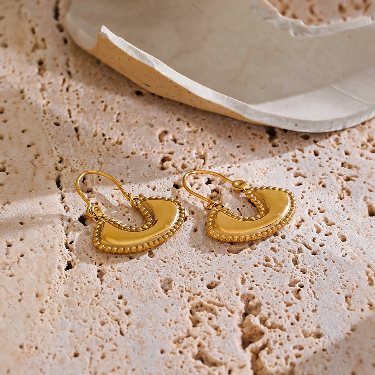 Sasha Beaded Fan Earrings