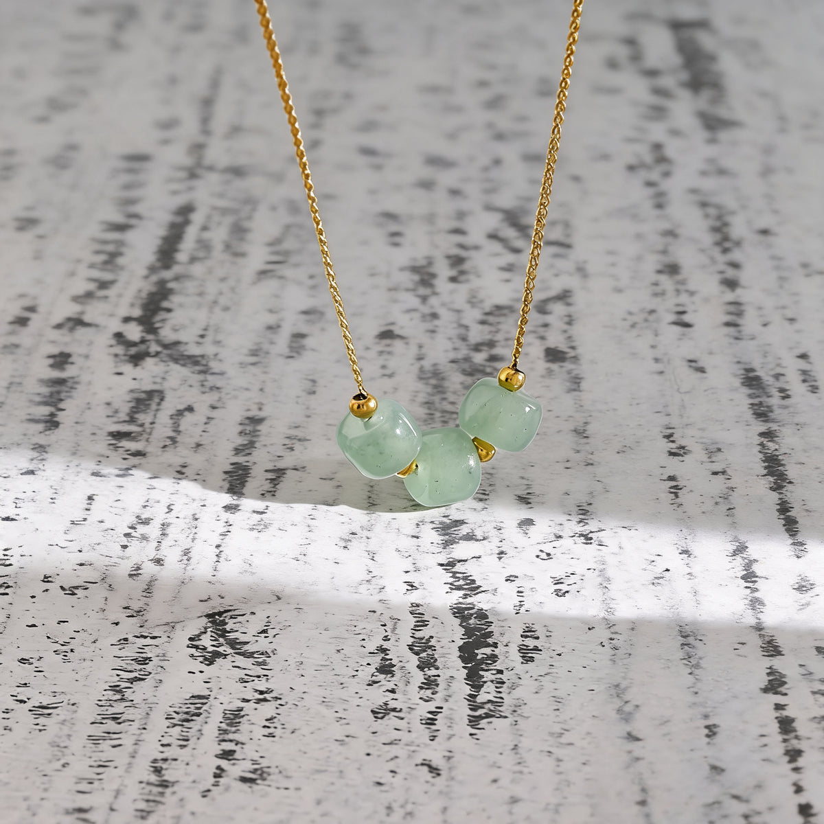 Fiona Green Stone Necklace
