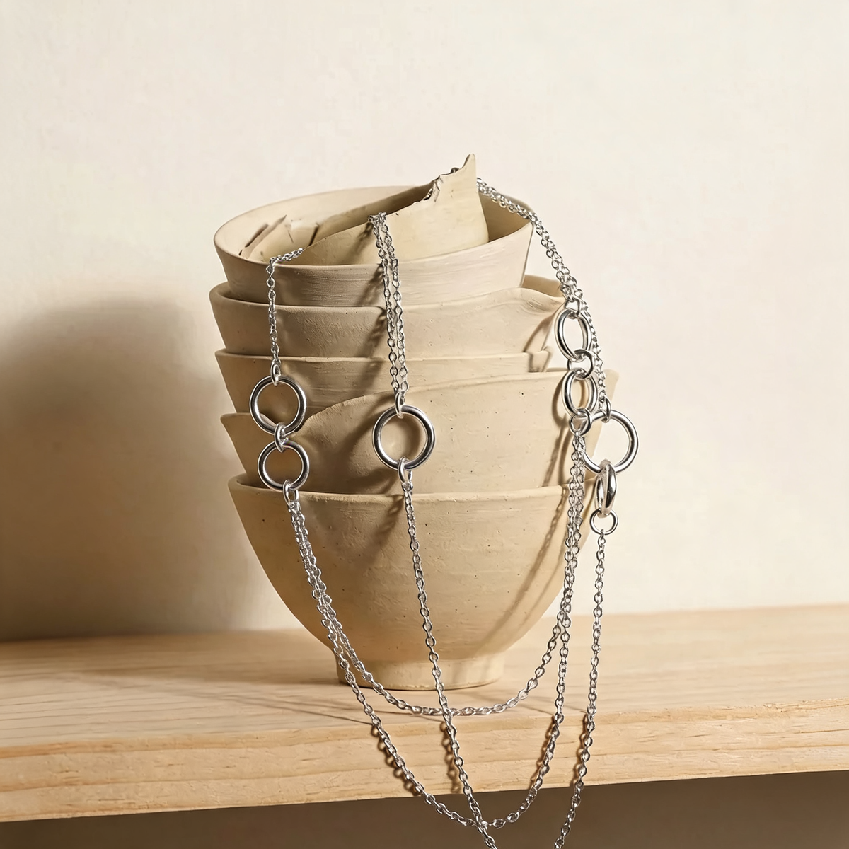 Pine Long Chain Necklace