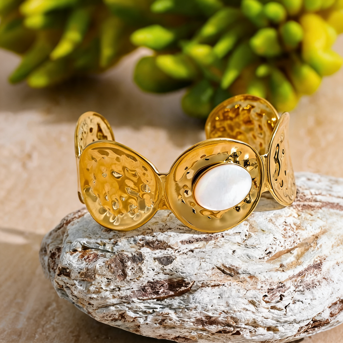 Anna Shell Cuff Bracelet