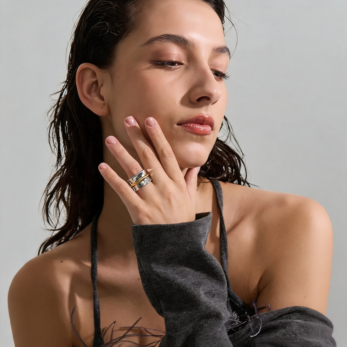 Quinn Wide Band Ring