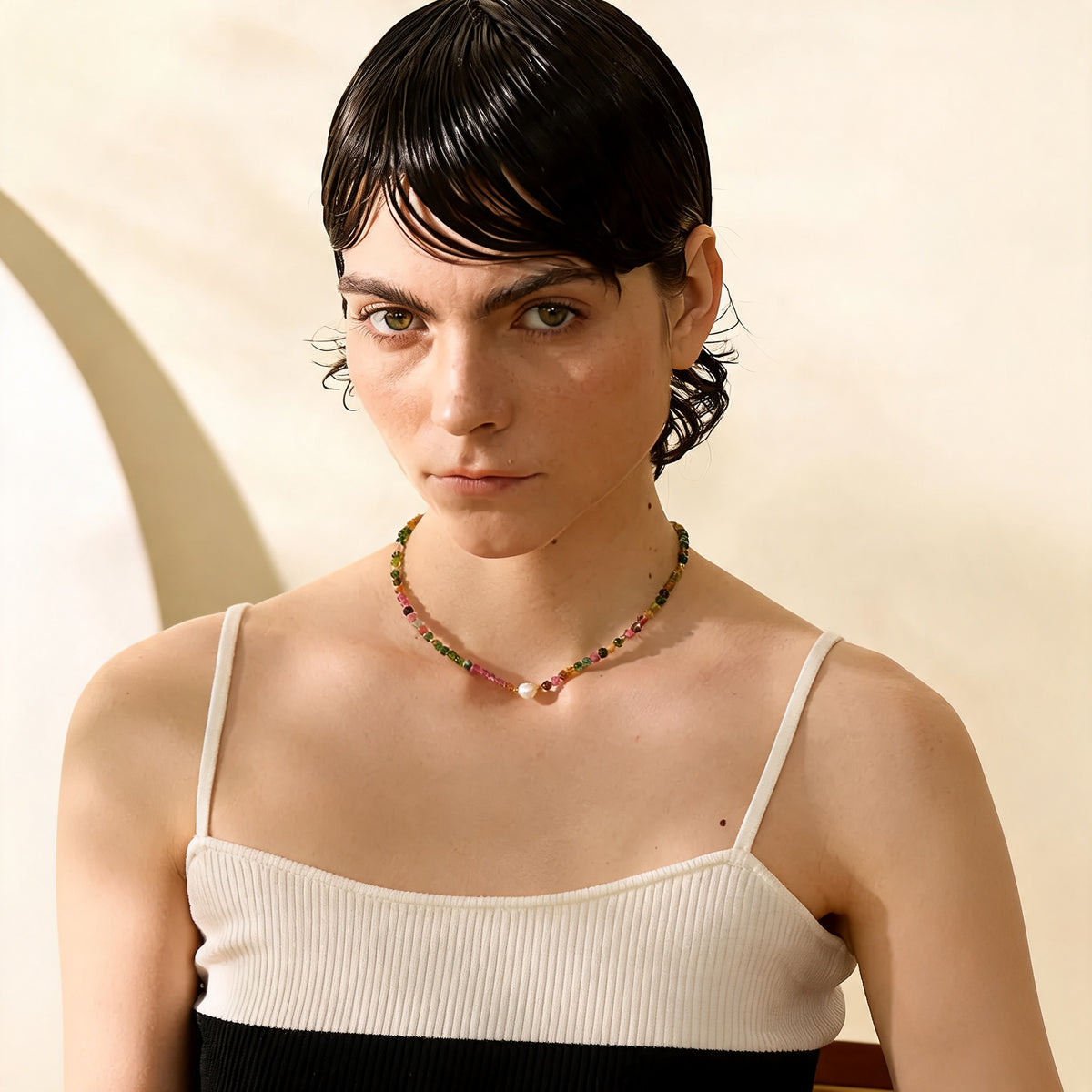 Mesa Stone Bead Necklace