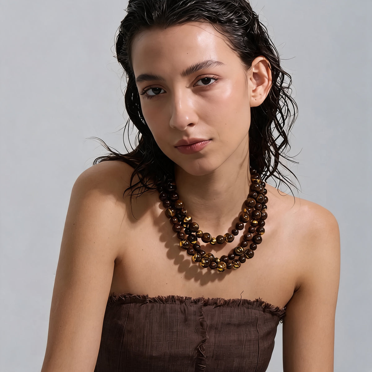 Della Layered Necklace Set
