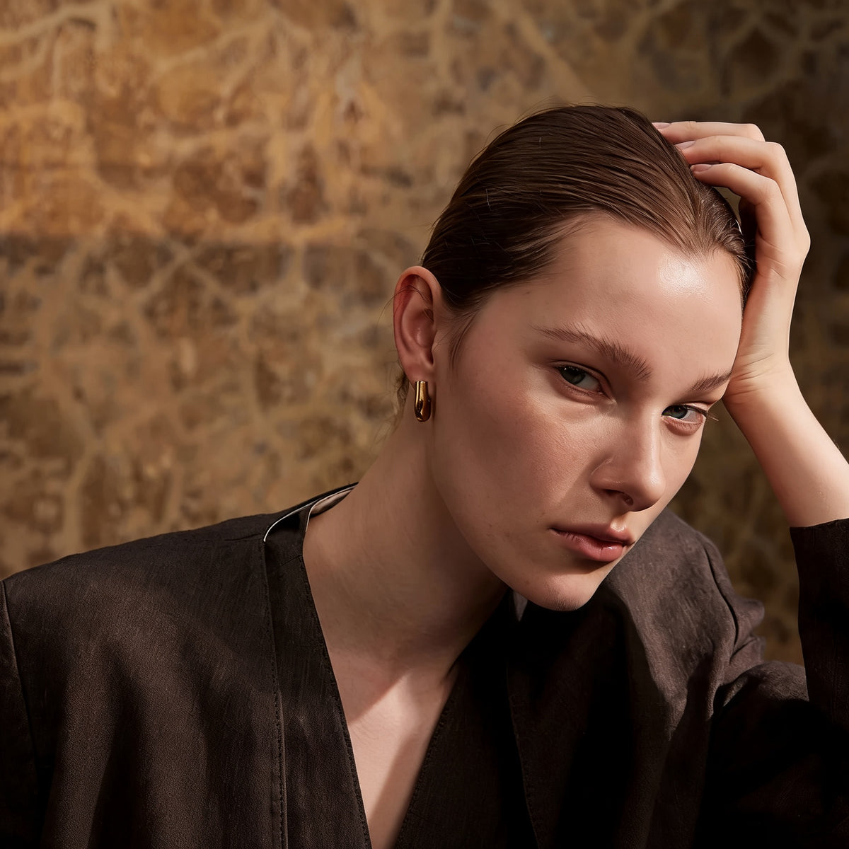 Piper Hollow Hoop Earrings