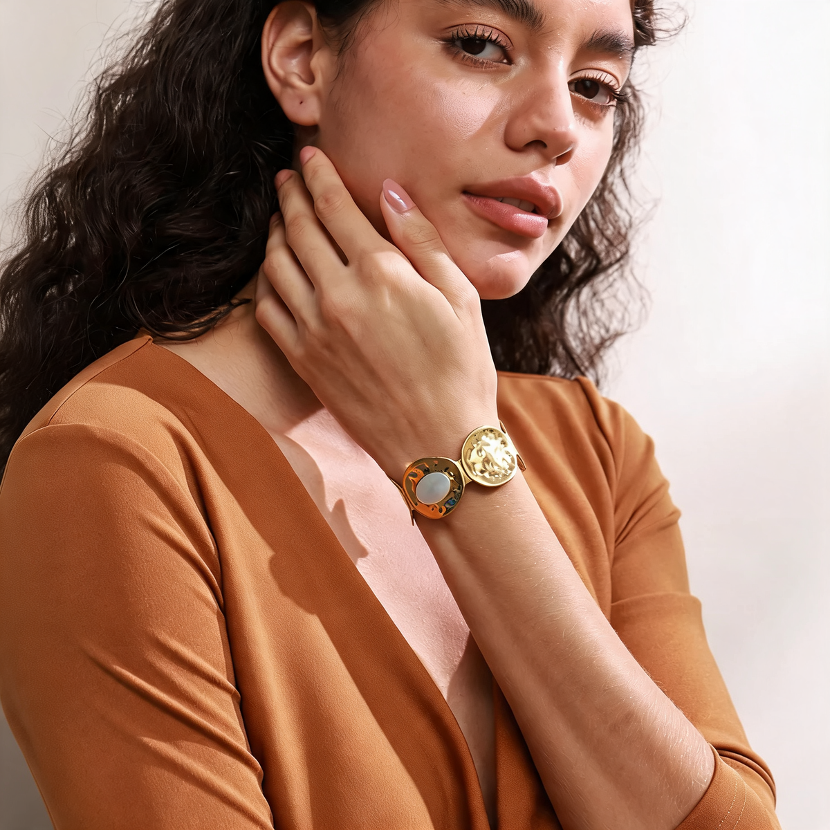 Anna Shell Cuff Bracelet