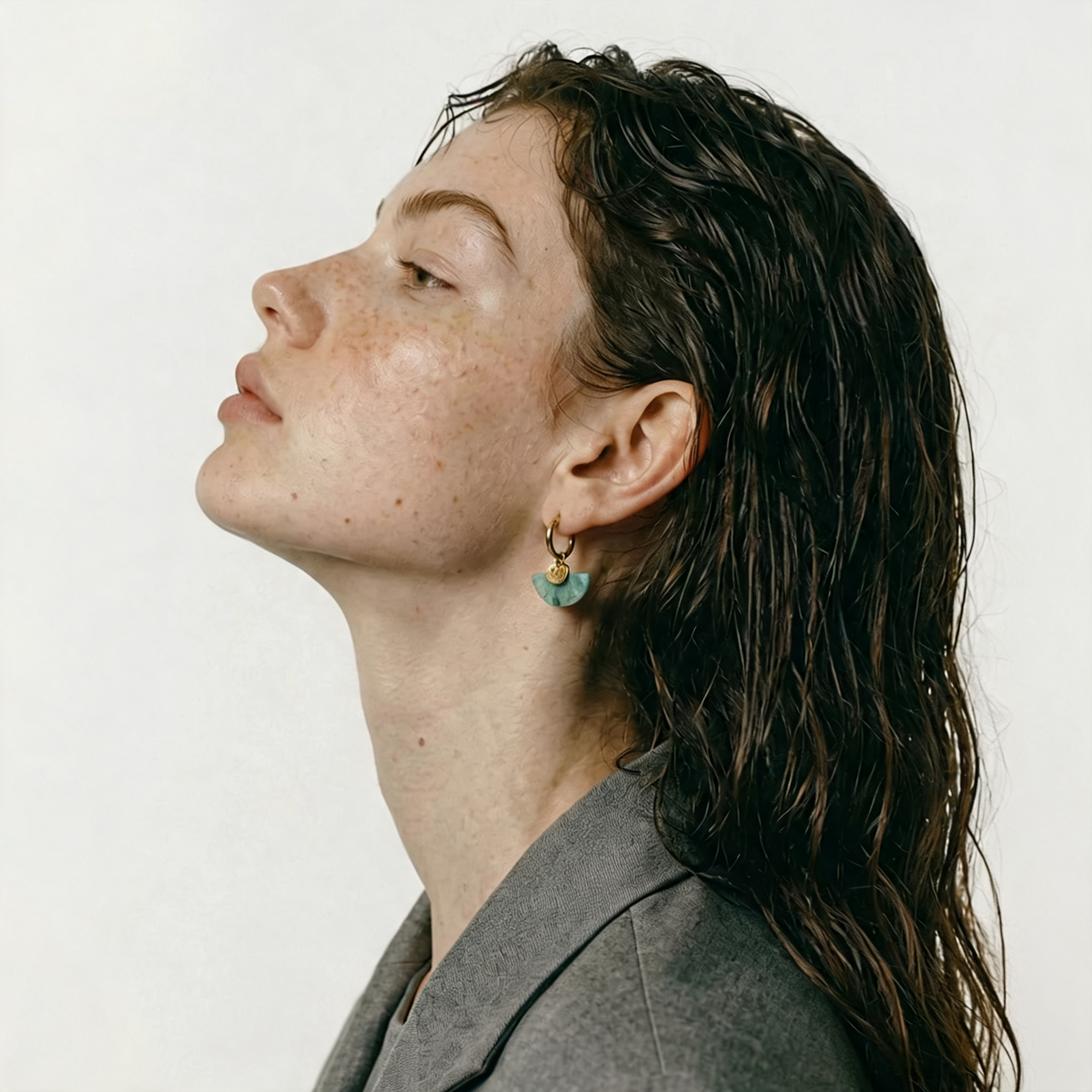 Hollis Stone Drop Hoops
