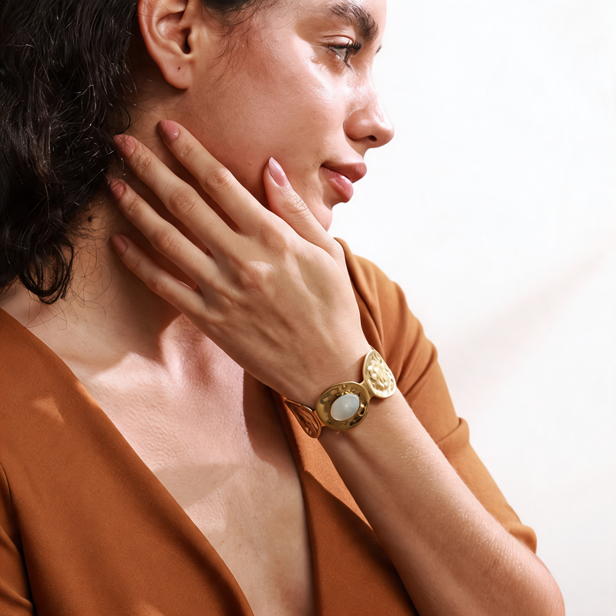 Anna Shell Cuff Bracelet