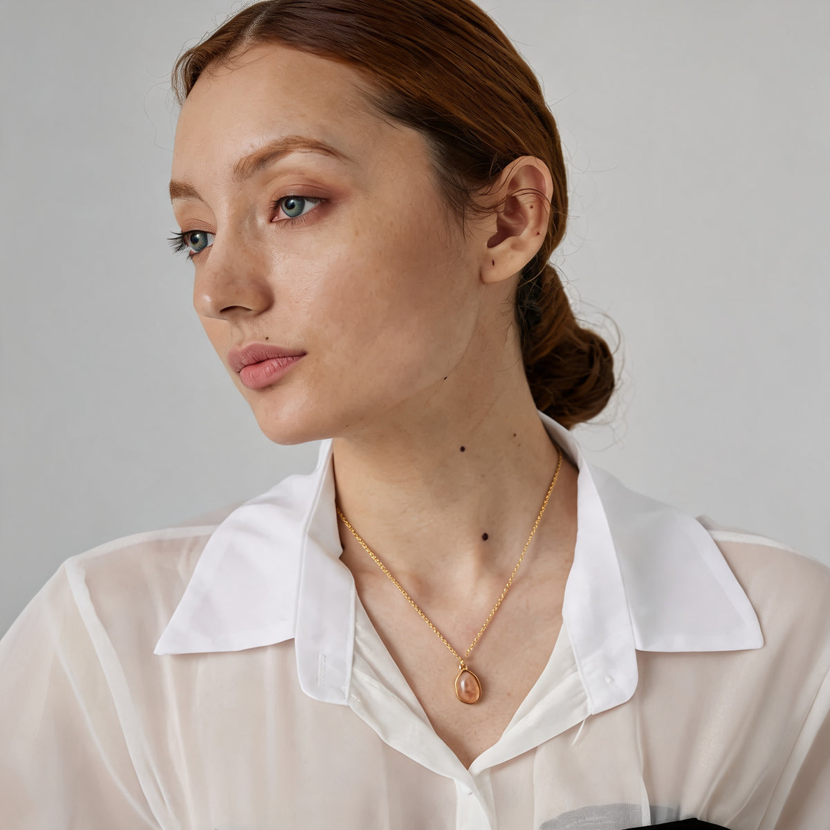 Petra Stone Drop Necklace