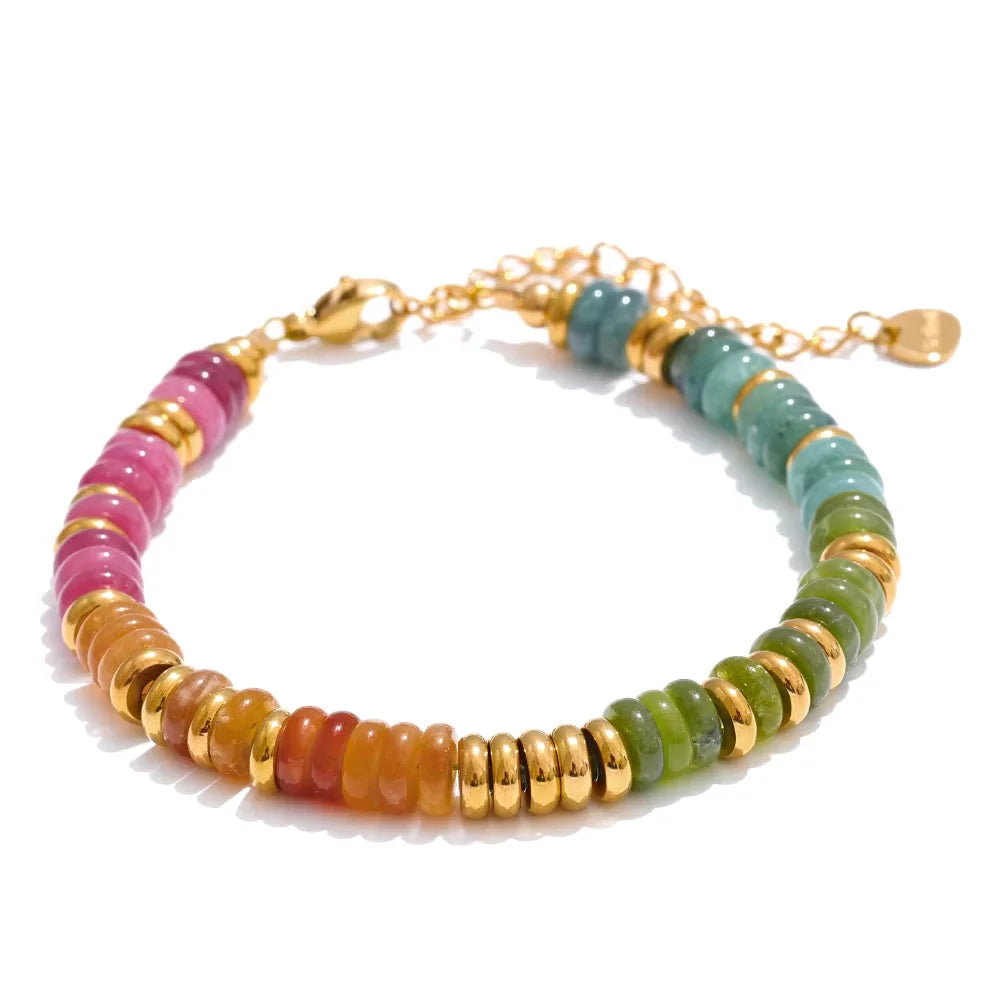 Sedona Stone Bead Bangle in Ombre