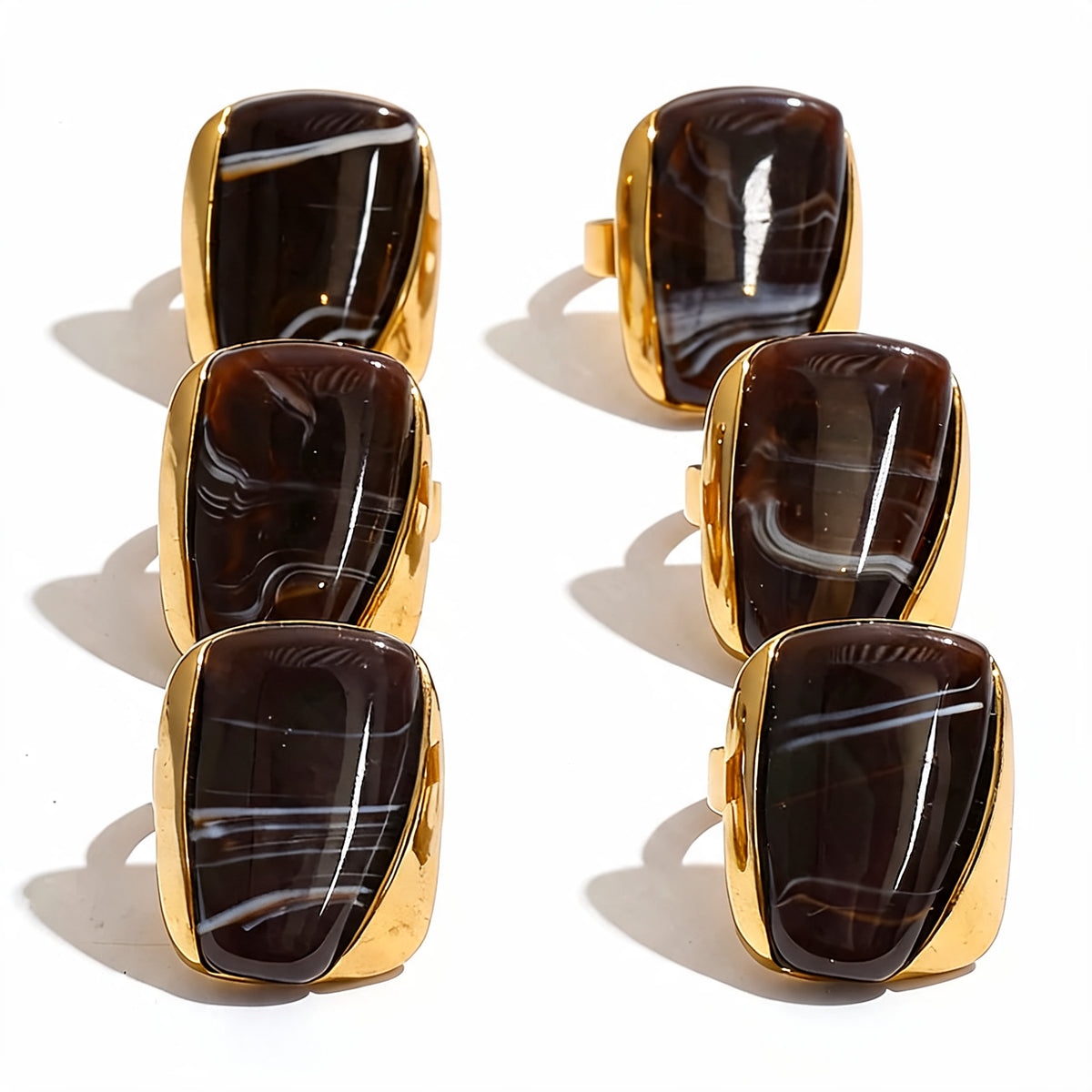 Clio Resin Rectangle Ring
