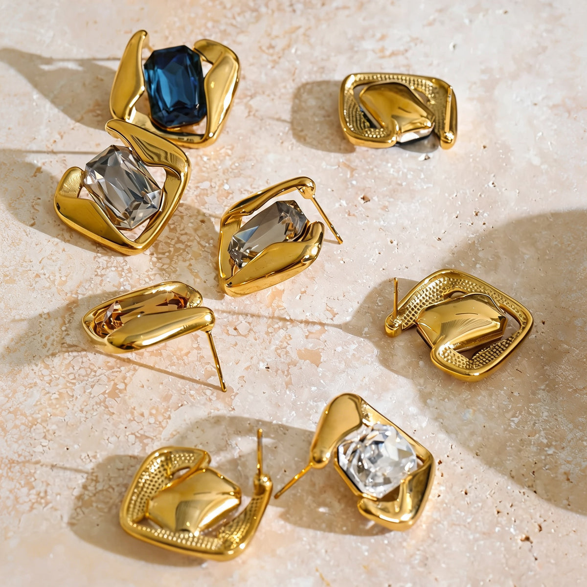Verity Crystal Stud Earrings