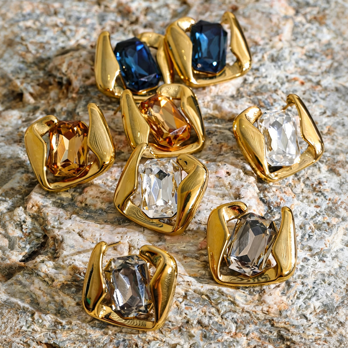 Verity Crystal Stud Earrings