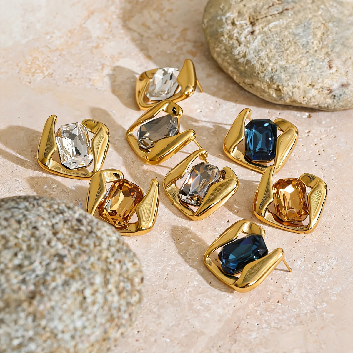 Verity Crystal Stud Earrings